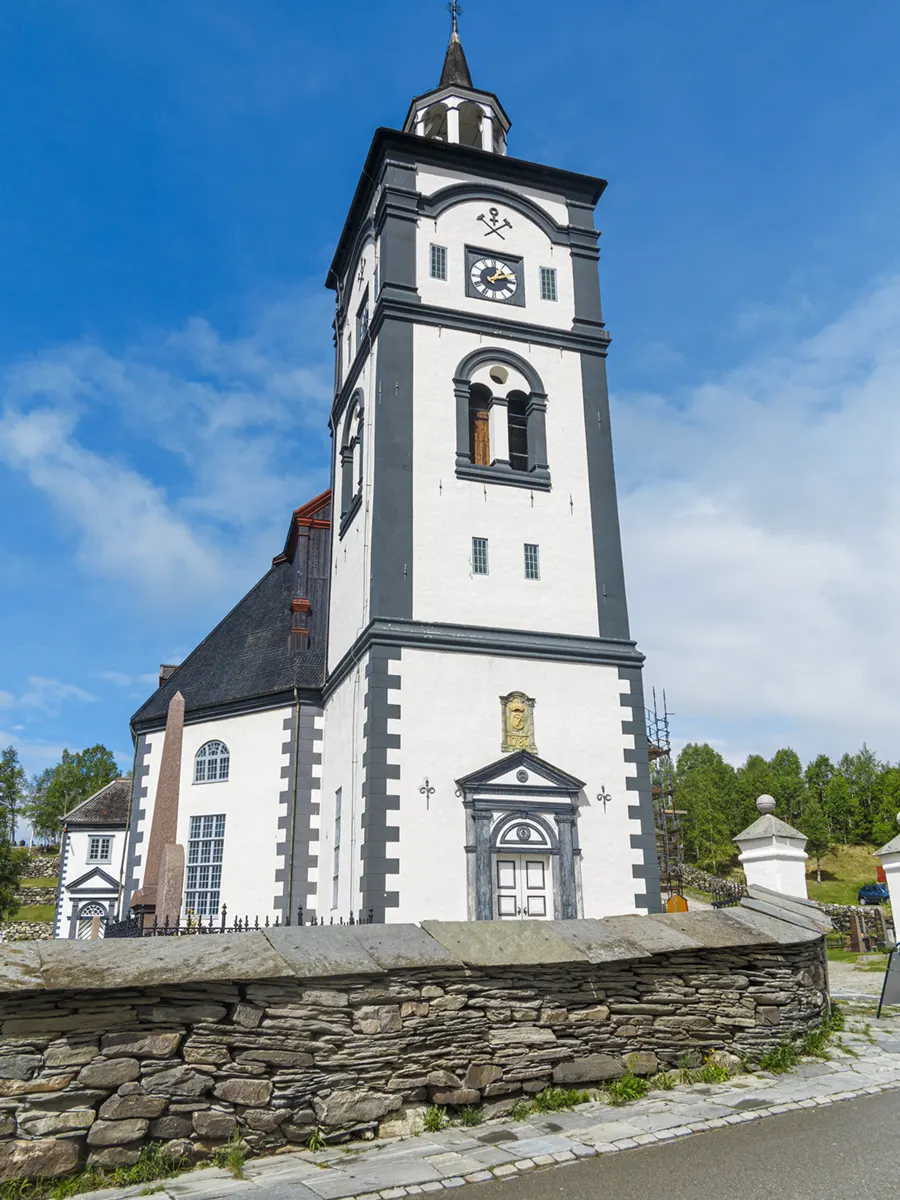 Oude huizen in Røros