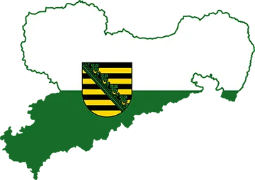 Saxony vlag
