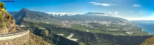 Los Llanos de Aridane en El Paso vanaf El Time