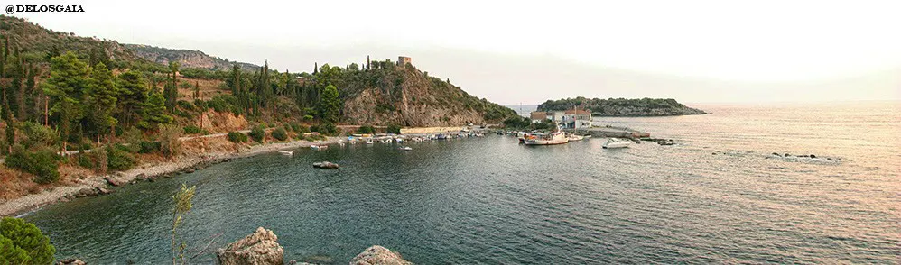Peloponnesos, Mani: baai van Stoupau
